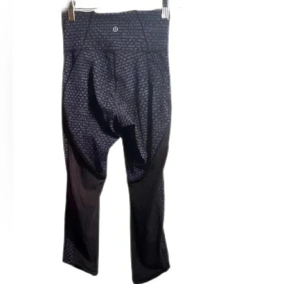 Lululemon real quick samba snake casual yoga athletic stretch crop tights 2 - Picture 3 of 4